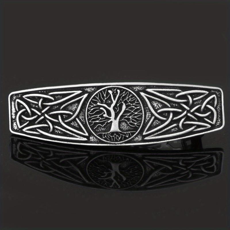 Vintage Viking Celtic Hair Clip Barrette Women Hair Head Jewelry