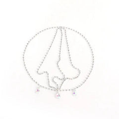 Boho Rhinestone Head Chain Bride Hair Jewelry