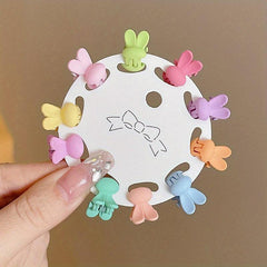 10pcs Colorful Mini Kids Hair Claw Hair Accessories