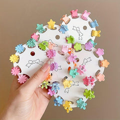 10pcs Colorful Mini Kids Hair Claw Hair Accessories