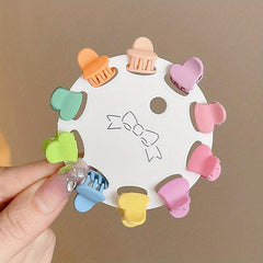 10pcs Colorful Mini Kids Hair Claw Hair Accessories