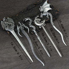 Vintage Dragon Hairpin Viking Metal Hair Sticks Women's Hair Accessories Jewelry