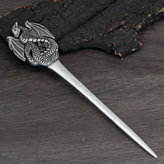 Vintage Dragon Hairpin Viking Metal Hair Sticks Women's Hair Accessories Jewelry