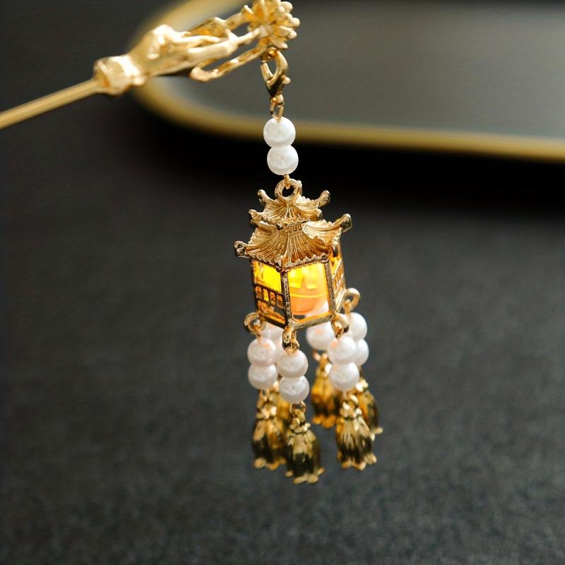 Vintage Chinese Lantern Hair Sticks for Women Girls