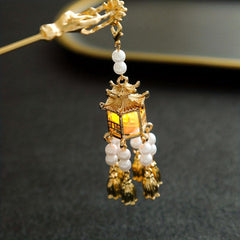 Vintage Chinese Lantern Hair Sticks for Women Girls