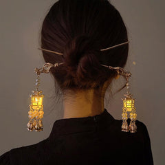 Vintage Chinese Lantern Hair Sticks for Women Girls