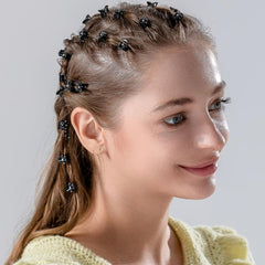 100pcs Mini Plastic Hair Claw Clip Women's Small Hair Accessories