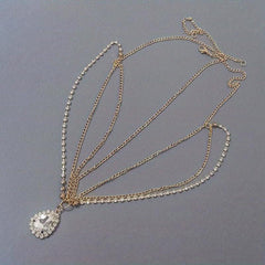 Crystal Head Piece Princess Style Headdress Rhinestone Hair Ornament
