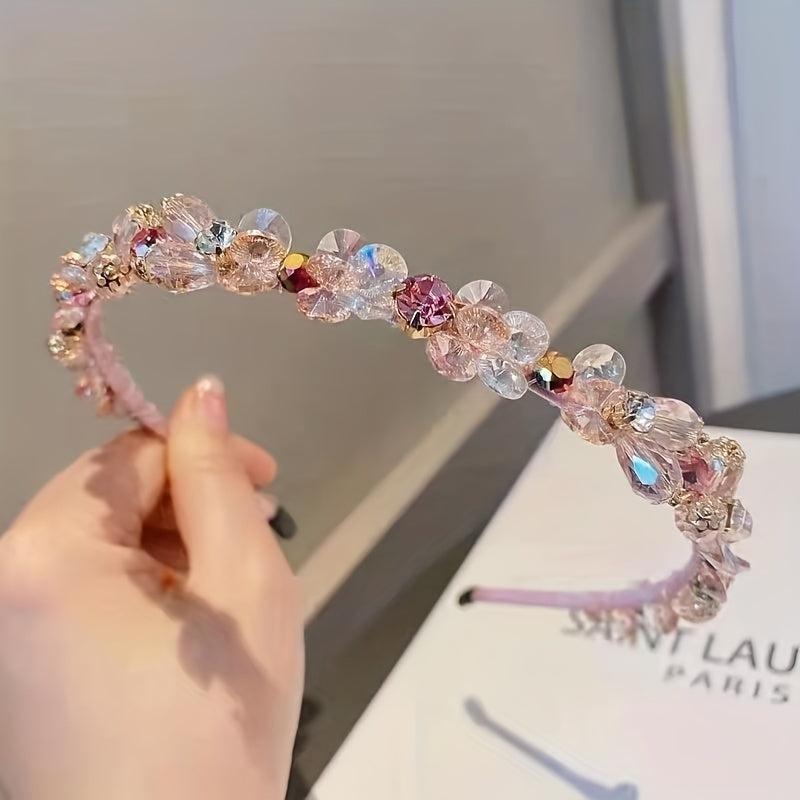 Sparkling Rhinestone Headband for Women Girls Party
