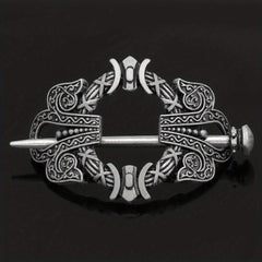 Viking Celtic Style Barrette Hair Pin Silver Irish Knot Jewelry Barrette