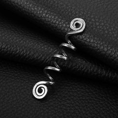 Hair Jewelry Rings Silvery And Golden Adjustable Metal Hair Clips