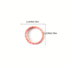 100pcs Baby Girls Mini Hair Tie Candy Hair Ring Hair Rope Toddler Girls Hair Acc