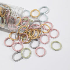 300pcs Elastic Hair Ties for Girls, Soft Hair Elastics for Thick Hair