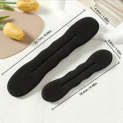 Sponge Donut Ponytail Bun Maker Twister Tie Holder