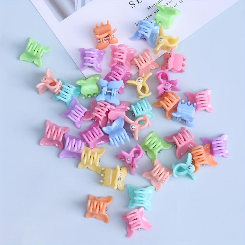 40pcs Mini Butterfly Hair Claw Sweet Side Hair Clip for Women Girls Baby