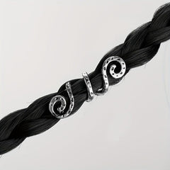 Vintage Viking Style Hair Ring Dreadlock Braid Hair Clip Hair Accessories