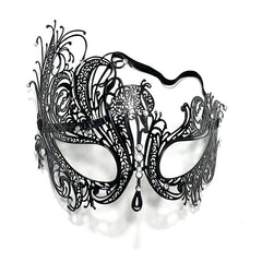 Rhinestone Venetian Masquerade Mask for Women