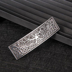 Golden Tree Pattern Hair Clip Viking Style Hair Accessories Vintage Celtic Style
