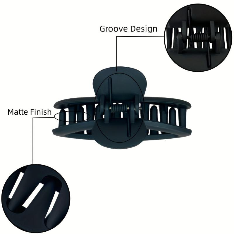 Frosted Solid Hair Claws Mini Shark Claw Hair Accessories For Women Girls