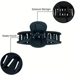 Frosted Solid Hair Claws Mini Shark Claw Hair Accessories For Women Girls