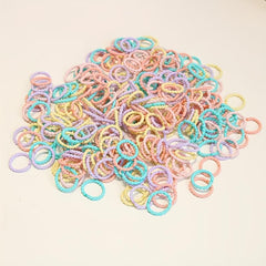 Mini Candy Hair Tie Hair Ring Ponytail Braids Holder Women Girls Baby Toddlers