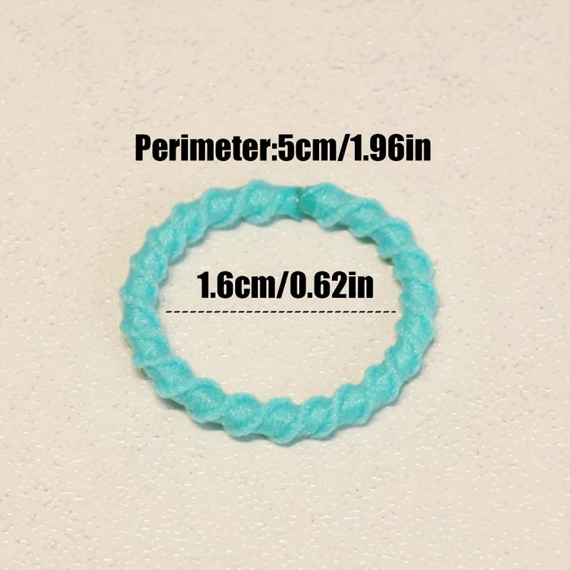 Mini Candy Hair Tie Hair Ring Ponytail Braids Holder Women Girls Baby Toddlers