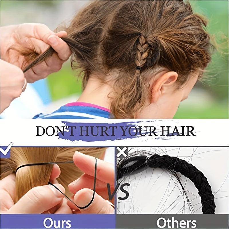 1000pcs Mini Elastic Rubber Bands Hair Ties For Kids Girls Hair Accessories