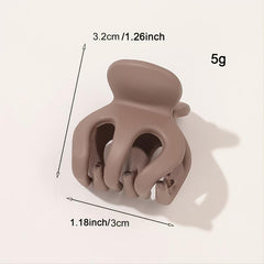 6pcs Mini Hair Claw Plastic Girls Hairpin Hair Clip Small Hair Claw
