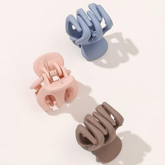 6pcs Mini Hair Claw Plastic Girls Hairpin Hair Clip Small Hair Claw