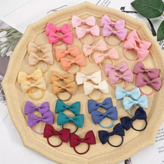 Bowknot Hair Tie Elastic Hair Rings Hair Accessories Children's Gift