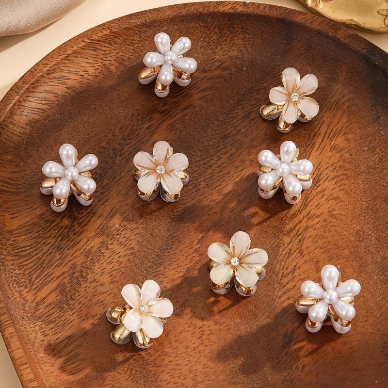 8 PCS Girl's Hairpin Hair Clips Sweet Temperament Hair Accessories
