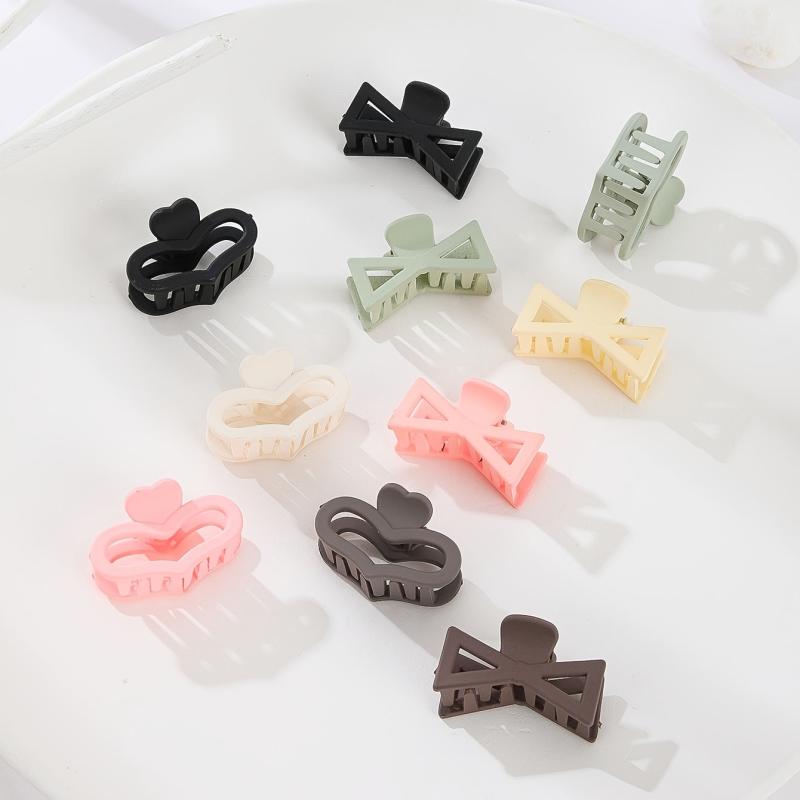 10pcs Small Hair Claw Clips Matte Finish Strong Hold Hair Clips for Women Girls