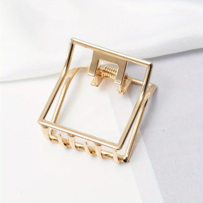 Mini Metal Hair Claw Hollow Shark Claw Back Head Clip Hair Accessories