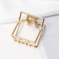 Mini Metal Hair Claw Hollow Shark Claw Back Head Clip Hair Accessories