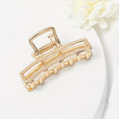 Mini Metal Hair Claw Hollow Shark Claw Back Head Clip Hair Accessories