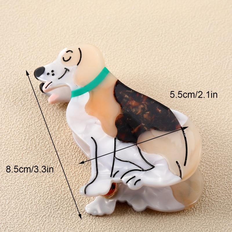 1pc Acetate Dog Hair Clip Non-slip Shark Claw Hair Accessories