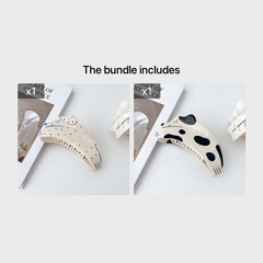 Cartoon Dog Animal Hair Clip with Rhinestones