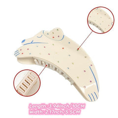 Cartoon Dog Animal Hair Clip with Rhinestones