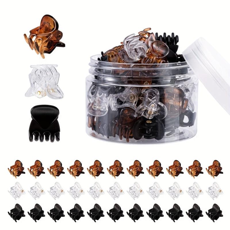 48pcs Mini Hair Claw Style Hair Claw For Women Girls Hair Styling Clip