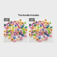 Butterfly Hair Clip Macaroon Mini Claw Mini Hair Clip For Girls And Baby