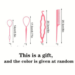 2000 Mini Elastic Hair Ties w/ Hair Loop Tools in Organizer