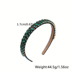 Sparkling Leaf Headband for Party Prom Women Girls