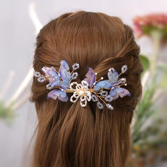 Romantic Flower Mini Hair Clip Wedding Bridal Hair Pin