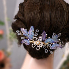 Romantic Flower Mini Hair Clip Wedding Bridal Hair Pin