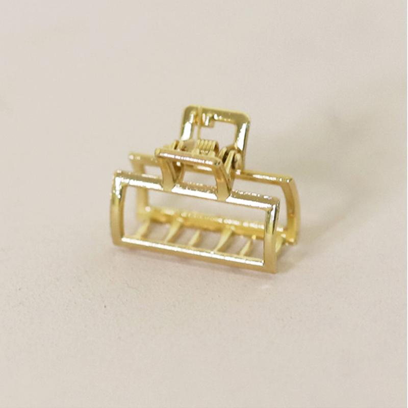 3pcs Hair Claw Golden Hair Clips Non Slip Hair Accessories