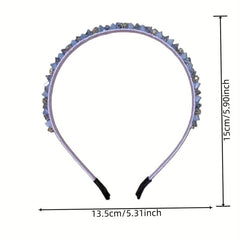 Rhinestone Crystal Headband Skinny Headdress Metal Hair Accessories