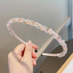 Rhinestone Crystal Headband Skinny Headdress Metal Hair Accessories