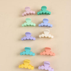 10pcs Mini Hair Claw Side Clip Shark Claw Style Hair Accessories