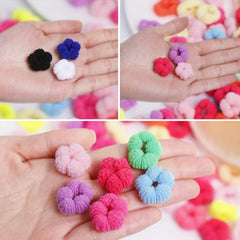 400Pcs Hair Rope Elastic Towel Rubber Band No Damage Mini Hair Tie For Girl