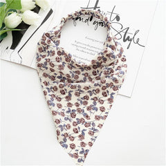 Floral Bandanas Kerchief Headbands Hair Ties Scarf Boho Head Hair Care